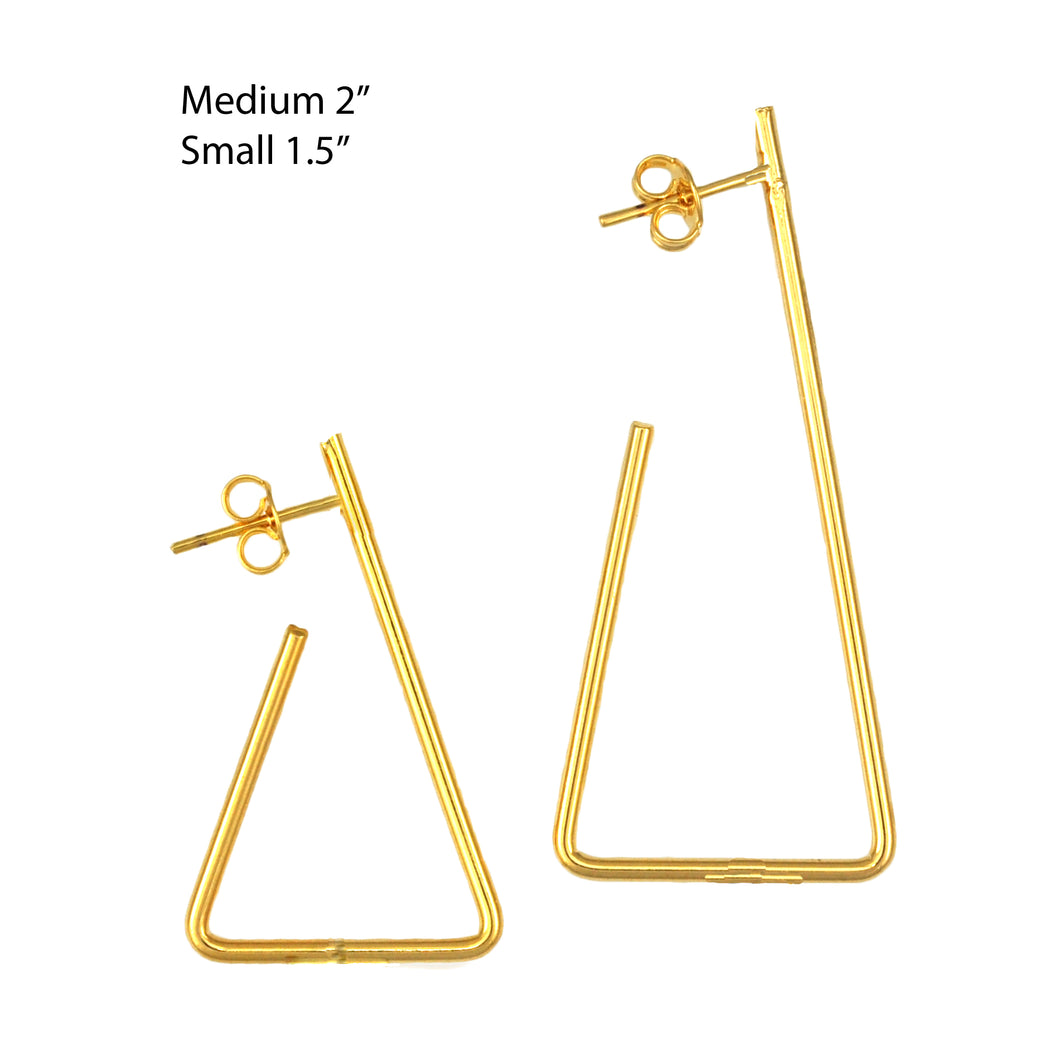 SE711MD Gold Plated Earrings
