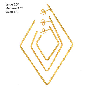 SE712MD Gold Plated Hoops