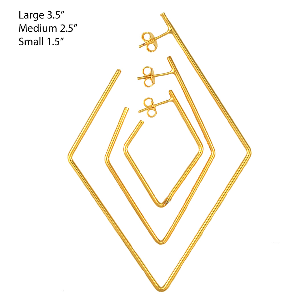 SE712MD Gold Plated Hoops