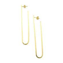 Load image into Gallery viewer, SE713 18k Gold Plated Hoop Earrings