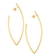 Load image into Gallery viewer, SE716 18k Gold Plated Hoop Earrings