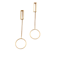 Load image into Gallery viewer, SE719A 18K Gold Plated Earrings