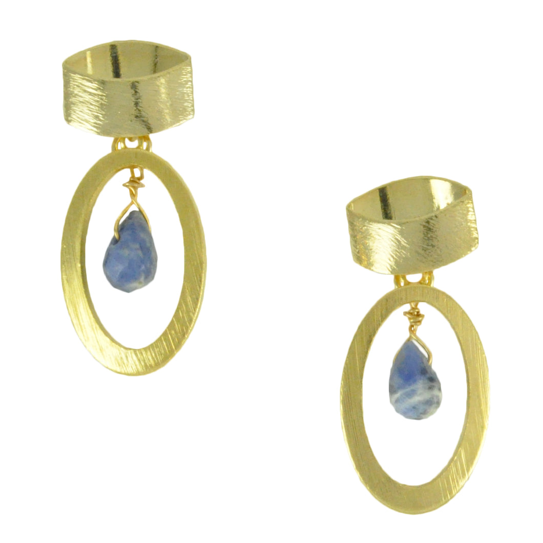 SE747 Earrings with Sodalite
