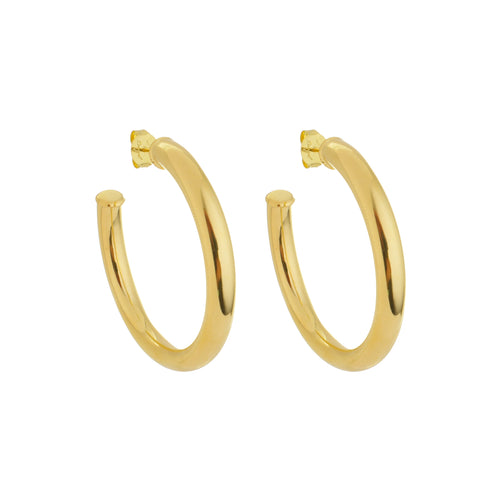 SE759ASM 18k Gold Plated Hoops