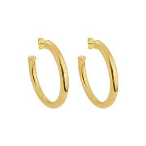 SE759ASM 18k Gold Plated Hoops