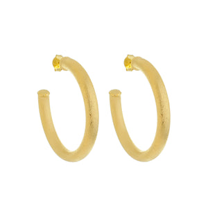 SE759BSM 18k Gold Plated Hoops