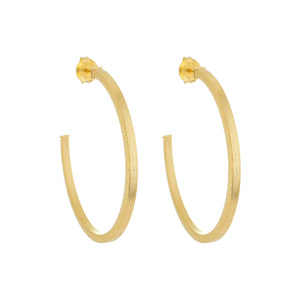 SE762BLG Gold Plated Hoops