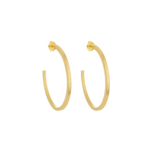 Load image into Gallery viewer, SE762BSM 18k Gold Plated Hoops