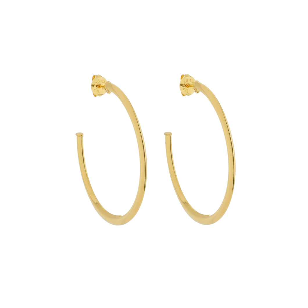 SE763ASM 18k Gold Plated Hoops