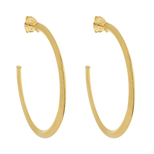 SE763BLG 18K Gold Plated Hoops