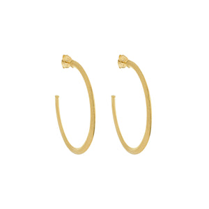 SE763BSM Gold Plated Hoops