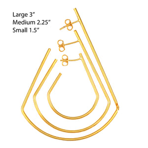 SE765SM Gold Plated Earrings