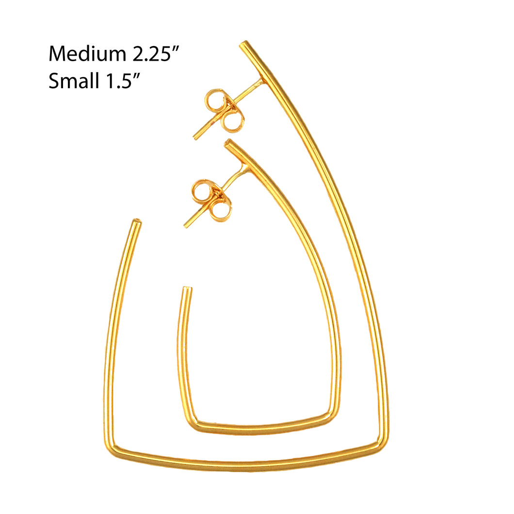 SE766MD Gold Plated Earrings