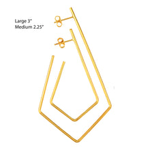 Load image into Gallery viewer, SE767LG Gold Plated Earrings