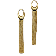 Load image into Gallery viewer, SE788 &quot;Fringe&quot; 18k Gold Plated Earrings