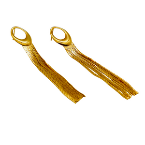 SE788 "Fringe" 18k Gold Plated Earrings