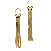 Load image into Gallery viewer, SE788 &quot;Fringe&quot; 18k Gold Plated Earrings