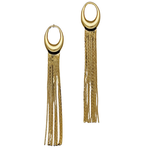 SE788 "Fringe" 18k Gold Plated Earrings