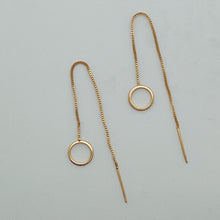 Load image into Gallery viewer, SE793 Circle &quot;thread&quot; Earrings
