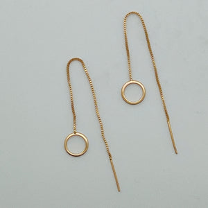 SE793 Circle "thread" Earrings