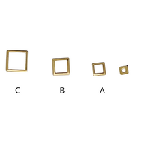 Load image into Gallery viewer, SE796C &quot;large size square&quot; Stud Earrings