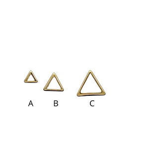 SE797C "triangle shape" stud Earrings