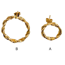 Load image into Gallery viewer, SE801A 18k Gold Plated Earrings