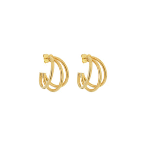 SE803 18K Gold Plated "small" Hoops