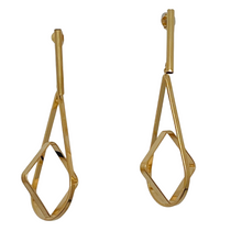 Load image into Gallery viewer, SE831 Geometric &quot;Tear drop &amp; Square &quot;drop Earrings