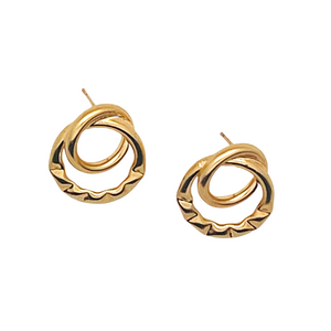 SE835B 18K Gold Plated Earrings