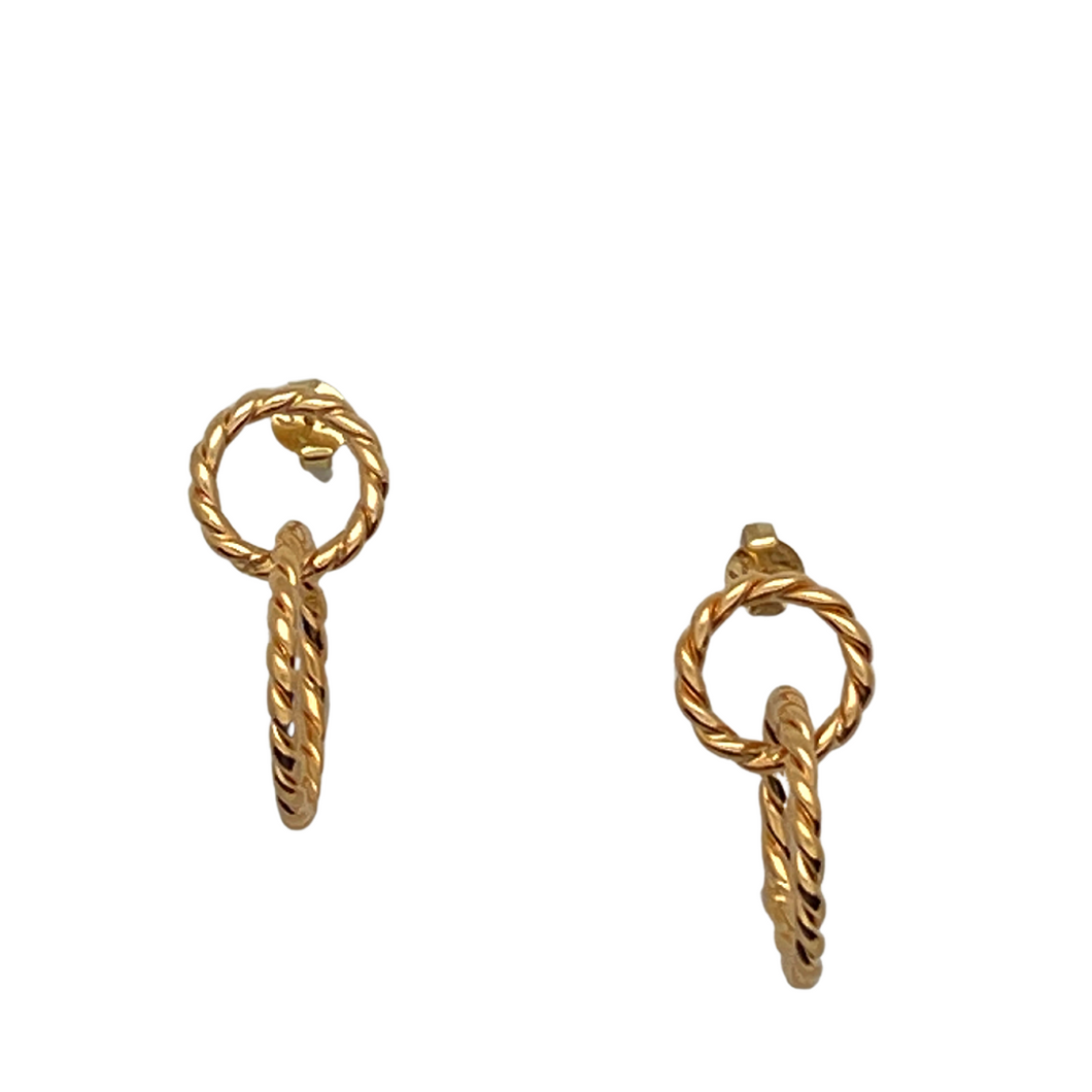 SE842 18K Gold Plated Earrings