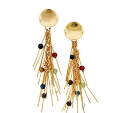 Load image into Gallery viewer, SE883 18K Gold Plated Earrings with Multi Stones