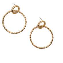Load image into Gallery viewer, SE844 18K Gold Plated Earrings