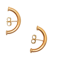Load image into Gallery viewer, SE845A 18K Gold Plated &quot;half moon&quot; Earrings