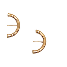 Load image into Gallery viewer, SE845A 18K Gold Plated &quot;half moon&quot; Earrings