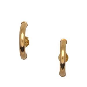 SE845A 18K Gold Plated "half moon" Earrings