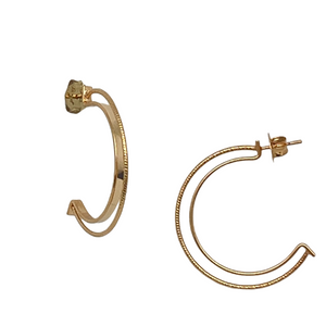 SE850 18K Gold Plated Hoop