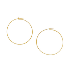 Load image into Gallery viewer, SE858SM 18K Gold Plated Hoops