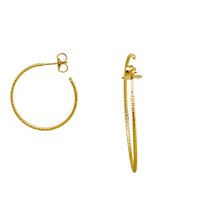 Load image into Gallery viewer, SE860SM 18K Gold Plated Hoops