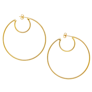 SE865 18K Gold Plated Hoop
