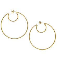Load image into Gallery viewer, SE865 18K Gold Plated Hoop