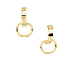 Load image into Gallery viewer, SE873 18K Gold Plated Hoop