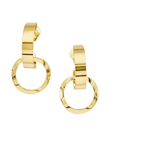 Load image into Gallery viewer, SE873 18K Gold Plated Hoop