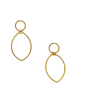 SE874 18K Gold Plated geometric Earrings