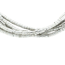 Load image into Gallery viewer, SN169R Natural Cord Necklace with Silver