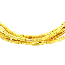 Load image into Gallery viewer, SN169 Natural Fiber Necklace with Gold