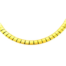 Load image into Gallery viewer, SN212A Black Leather Necklace with Gold Plated Rings