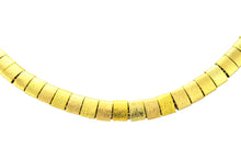 Load image into Gallery viewer, SN212B Natural Fiber Necklace with Gold Plated Rings