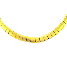 Load image into Gallery viewer, SN212 Brown Leather Necklace with Gold Plated Rings