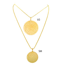 Load image into Gallery viewer, SN236SM Gold Chain with Spanish Prayer Inscribed (sm)